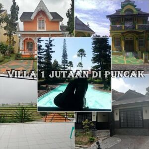 villa puncak 1jt an