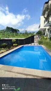 Villa RST4 Cisarua Puncak Fasilitas Kolam Renang Dan Billiard View Gunung