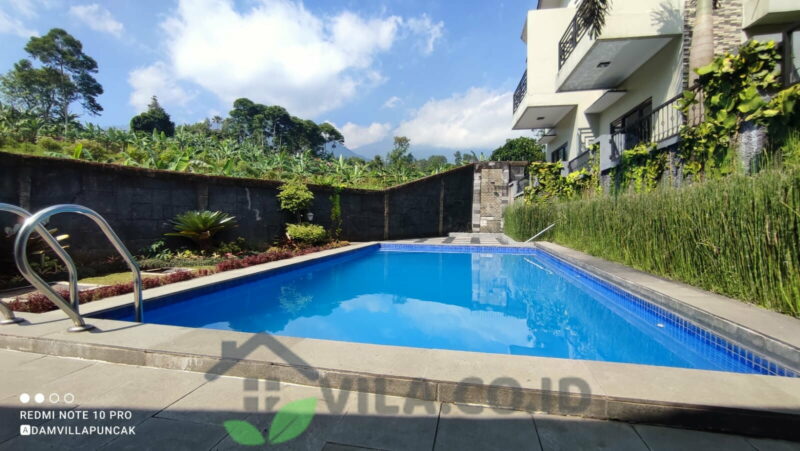 Villa RST4 Cisarua Puncak Fasilitas Kolam Renang Dan Billiard View Gunung