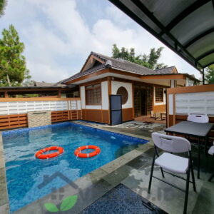 Villa Mala Puncak 3 Kamar Private Pool Nuansa Jepang