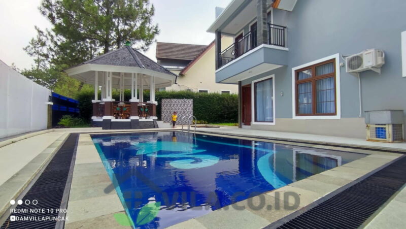 Villa Benfika Puncak 5 Kamar Kolam Pribadi